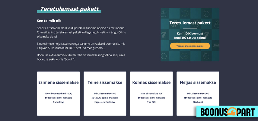 Teretulemast pakett