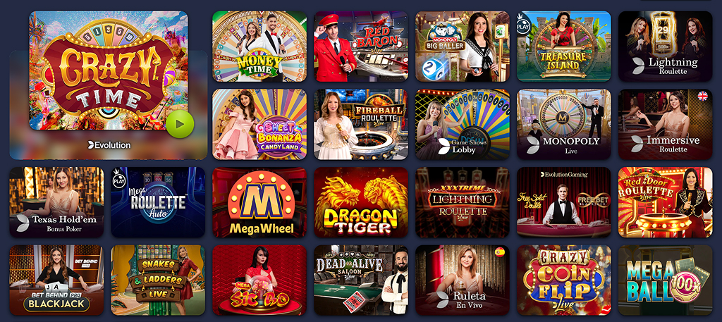 Epicbet live-mängud